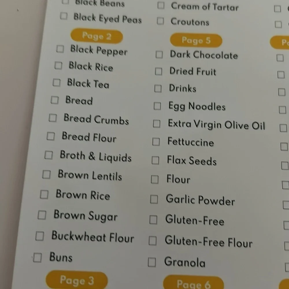 Kitchen Preprinted Pantry Labels /140 pieces / BRAND NEW